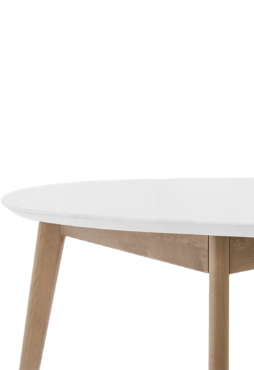 Обеденный стол Орион Classic 94, Дуб/белый в Березниках - изображение 4