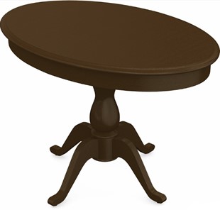 Обеденный раздвижной стол Фабрицио-1 исп. Эллипс, Тон 4 Покраска + патина с прорисовкой (на столешнице) в Перми - предосмотр