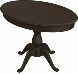 Кухонный раскладной стол Фабрицио-1 исп. Эллипс, Тон 7 Покраска + патина с прорисовкой (на столешнице) в Кунгуре