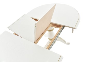 Кухонный раздвижной стол Фабрицио-2 исп. Овал 1200, Тон 4 (Морилка/Эмаль) в Перми - предосмотр 3