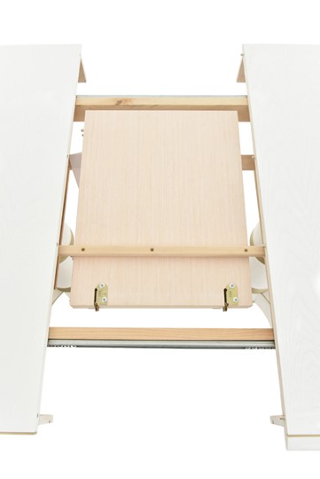 Кухонный раздвижной стол Фабрицио-2 исп. Овал 1200, Тон 4 (Морилка/Эмаль) в Перми - изображение 4