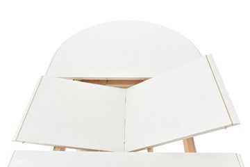 Кухонный раздвижной стол Фабрицио-2 исп. Овал 1600, Тон 11 Покраска + патина с прорисовкой (на столешнице) в Перми - предосмотр 2