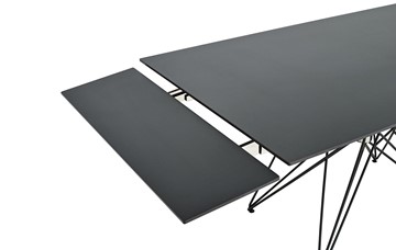 Обеденный раздвижной стол T-041 (140) камень черный матовый в Перми - предосмотр 4
