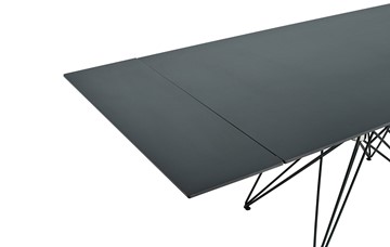 Обеденный раздвижной стол T-041 (140) камень черный матовый в Перми - предосмотр 5