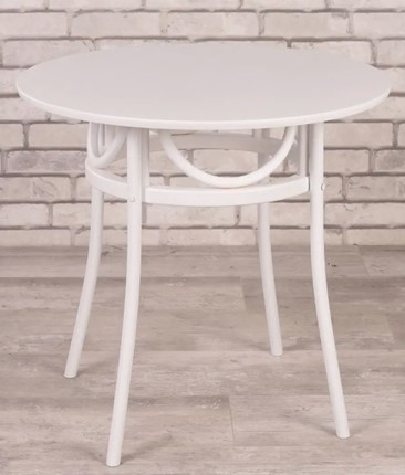 Кухонный обеденный стол Венский Вальс 800 (белая эмаль) в Перми - изображение