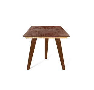 Керамический кухонный стол SHT-TU16 (3 шт.)/ТT8 60/60 (темный орех/прозрачный лак/коричневая сепия) в Кунгуре