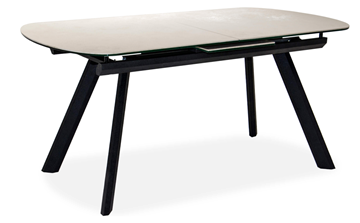 Кухонный раскладной стол Шамони 2CQ 160х90 (Oxide Avorio/Графит) в Чайковском - предосмотр