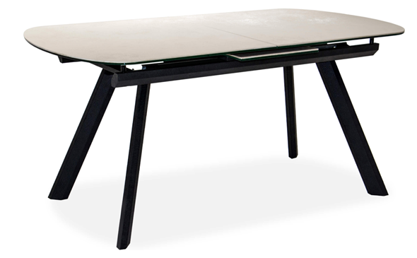 Кухонный раскладной стол Шамони 2CQ 160х90 (Oxide Avorio/Графит) в Кунгуре - изображение