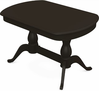 Кухонный раздвижной стол Фабрицио-2 исп. Мыло 1400, Тон 11 (Морилка/Эмаль) в Кунгуре