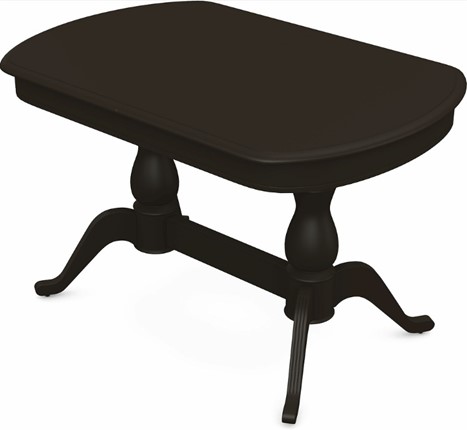 Кухонный раздвижной стол Фабрицио-2 исп. Мыло 1400, Тон 11 (Морилка/Эмаль) в Перми - изображение