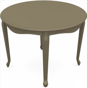 Обеденный круглый стол Кабриоль исп. Круг 1250, тон 40 (Морилка/Эмаль) в Перми