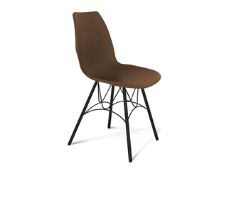 Кухонный стул SHT-ST29/S100 (коричневый ral 8014/черный муар) в Перми