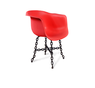 Обеденный стул SHT-ST31/S74 (красный/черный золотая патина) в Перми - предосмотр