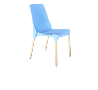 Обеденный стул SHT-ST75/S424 (голубой/ваниль) в Перми