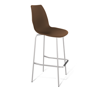 Обеденный стул SHT-ST29/S29 (коричневый ral 8014/хром лак) в Перми