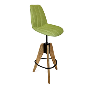 Барный стул SHT-ST29-C1/S92 (оливковый/брашированный коричневый/черный муар) в Перми