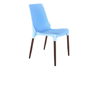 Обеденный стул SHT-ST75/S424-C (голубой/коричневый муар) в Перми - предосмотр