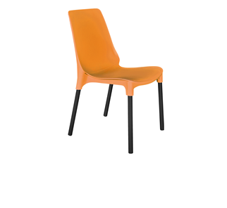 Обеденный стул SHT-ST75/S424 (оранжевый/черный муар) в Перми