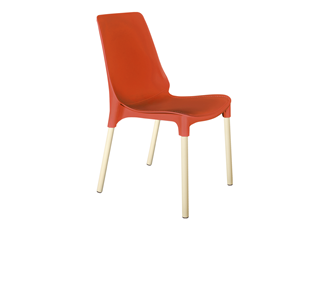 Обеденный стул SHT-ST75/S424 (красный/ваниль) в Перми