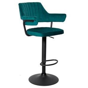 Барный стул КАНТРИ WX-2917 вельвет бирюзовый в Перми - предосмотр