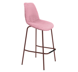Барный стул SHT-ST29-С22 / SHT-S29P (розовый зефир/медный металлик) в Перми