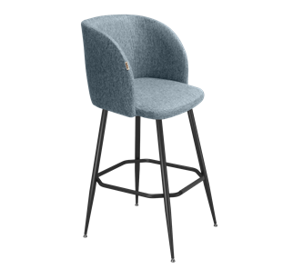 Барный стул SHT-ST33 / SHT-S148 (синий лед/черный муар) в Перми - предосмотр