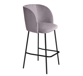 Барный стул SHT-ST33 / SHT-S29P (сиреневая орхидея/черный муар) в Перми - предосмотр