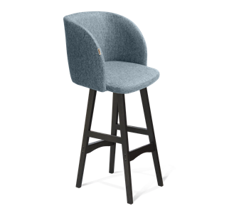 Барный стул SHT-ST33 / SHT-S65 (синий лед/венге) в Перми