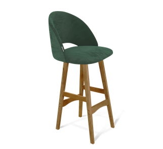 Барный стул SHT-ST34 / SHT-S65 (лиственно-зеленый/светлый орех) в Перми