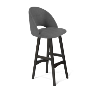 Барный стул SHT-ST34 / SHT-S65 (платиново-серый/венге) в Перми