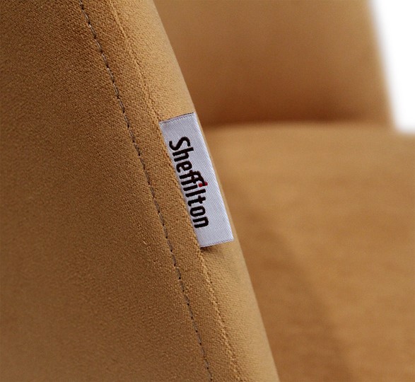 Барный стул SHT-ST35 / SHT-S148 (горчичный/черный муар/золото) в Перми - изображение 3