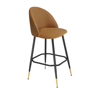 Барный стул SHT-ST35 / SHT-S148 (горчичный/черный муар/золото) в Перми - предосмотр