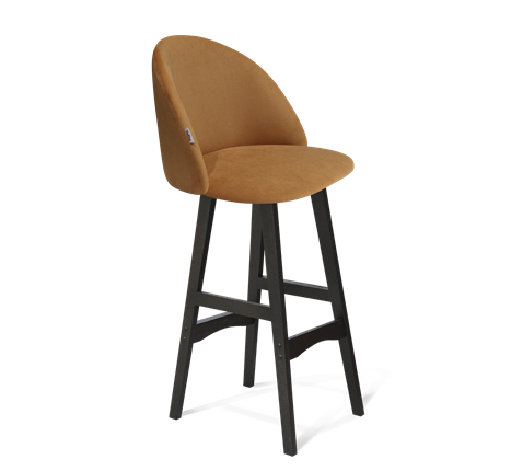 Барный стул SHT-ST35 / SHT-S65 (горчичный/венге) в Перми - изображение