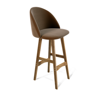 Барный стул SHT-ST35 / SHT-S65 (кофейный ликер/дуб брашированный коричневый) в Перми