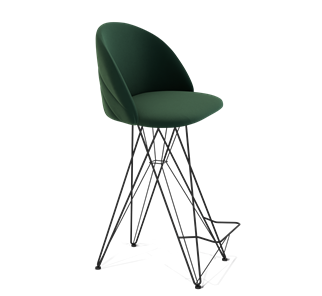 Барный стул SHT-ST35-2 / SHT-S66 (лиственно-зеленый/черный муар) в Кунгуре