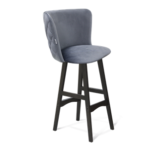 Барный стул SHT-ST36-3 / SHT-S65 (нейтральный серый/венге) в Перми