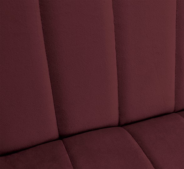 Барный стул SHT-ST37 / SHT-S137 (рубиновое вино/стальной/черный муар) в Перми - изображение 4