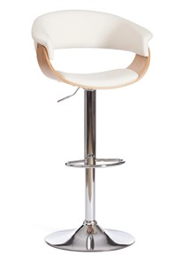 Барный стул VIMTA (mod.4021S) белый/натуральный/хром арт.13660 в Соликамске