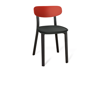 Обеденный стул SHT-ST85-2/SB85-2/S85 (красный/черный/черный) в Перми