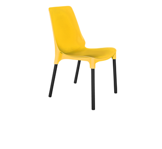 Обеденный стул SHT-ST75/S424 (желтый ral1021/черный муар) в Перми