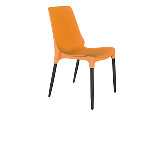 Обеденный стул SHT-ST75/S424-С (оранжевый/черный муар) в Перми