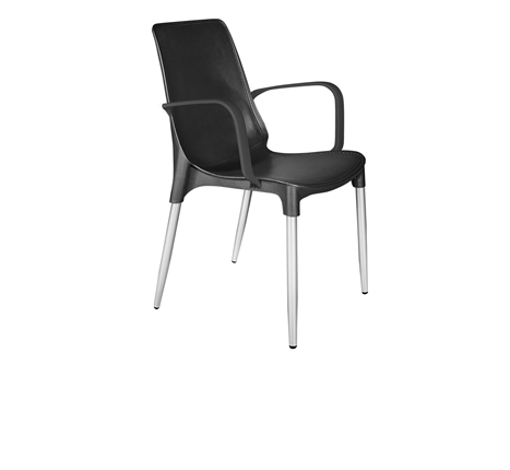 Обеденный стул SHT-ST76/S424-С (черный/хром лак) в Перми - изображение