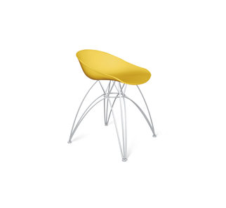 Обеденный стул SHT-ST19/S112 (желтый/хром лак) в Перми