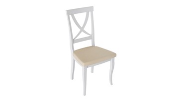 Обеденный стул Лион 2 (Белый матовый/тк № 108) в Перми