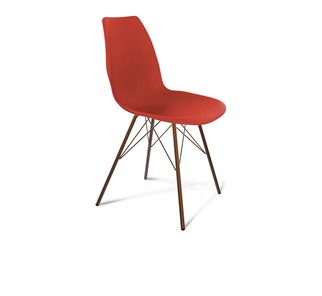 Обеденный стул SHT-ST29/S37 (красный ral 3020/медный металлик) в Перми - предосмотр