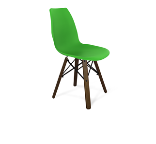 Обеденный стул SHT-ST29/S70 (зеленый ral 6018/темный орех/черный) в Перми