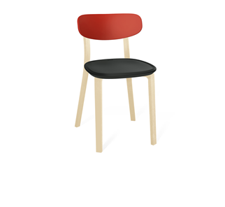 Кухонный стул SHT-ST85-2/SB85-2/S85 (красный/черный/бежевый ral1013) в Березниках