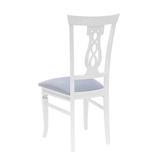 Кухонный стул Leset Юта (Белый 9003 + патина серебро) в Перми - изображение 1