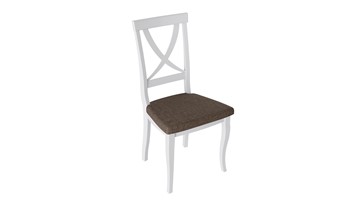 Обеденный стул Лион 2 (Белый матовый/тк № 112) в Перми