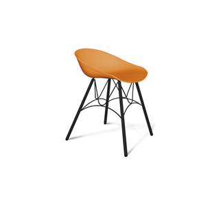 Кухонный стул SHT-ST19/S100 (оранжевый/черный муар) в Перми
